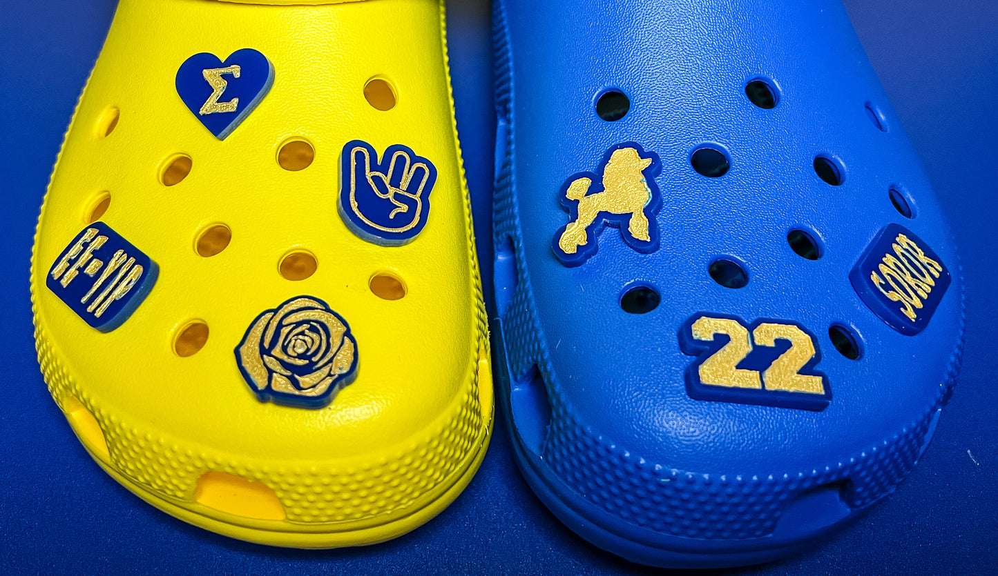 Croc Charms - Set of 7